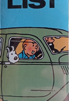 تودولیست تن‌تن (هارنا) آبی ماشین