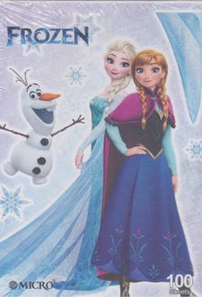 دفتر 100 برگ B5 سیمی کشدار طرح دار فانتزی میکرو (فروزن 2نفری)