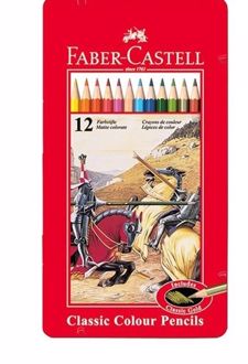 مدادرنگی 12 رنگ فلزی (فابر کاستل)