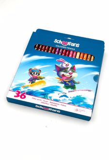 مدادرنگی 36 رنگ سه گوش اسکول فنز