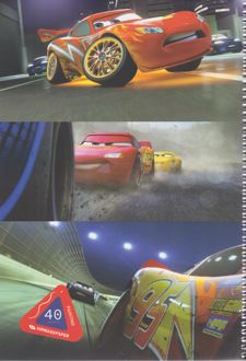 دفتر نقاشی 40 برگ رحلی کارتونی سیم از بغل (هیرمند) - ماشین‌ها