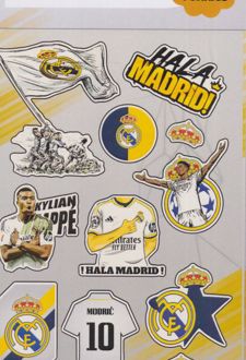 استیکر 12 تکه فانکیز رئال‌مادرید (لانگو)