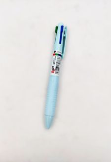 خودکار 4 رنگ 0.5 (راین) - آبی پاستلی