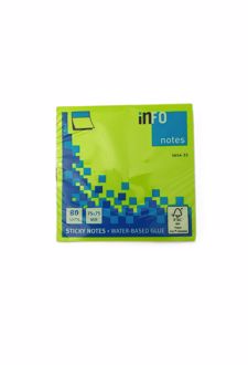 استیک‌نوت 80 برگ 7.5*7.5 سبز (اینفو)