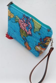 کیف لوازم بند‌چرمی (انار چاپ) نقشه