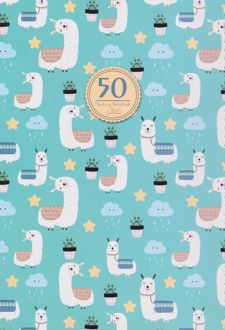 دفتر 50 برگ نقاشی سیمی برگ سری راندو (لاما)