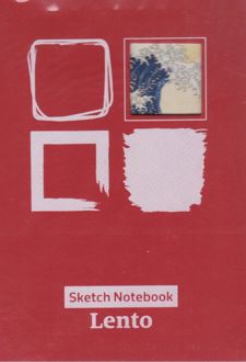 دفتر طراحی 80 برگ A5 مولتی پیر سری سونات (لنتو) قرمز موج