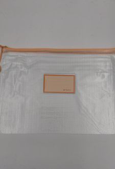 پوشه زیپ‌دار پاستلی A4 نارنجی (MG)