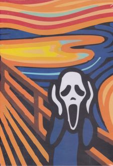 دفتر 100 برگ تک‌خط فنری جلدسخت طرح فانتزی (زانکو) - جیغ