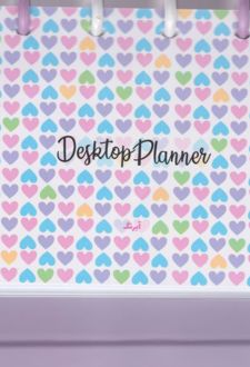 پلنر هفتگی دکمه ای دسکتاپ (آبرنگ) قلب
