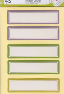 بلیستر 5 عددی لیبل اسم (برچسب) متالیک 7/5 *2 (لانگو)
