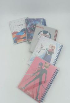 دفتر یادداشت 80 برگ 1/8 سیمی خطی میکرو (کره زمین)