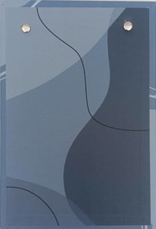 تخته شاسی B6 همراه با کاغذ میکرو - (آبی طوسی)