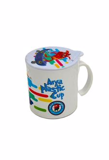 لیوان آبخوری درب‌دار آریا - (اسکیت سوار)