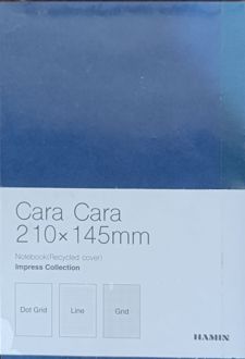 دفتر جلد‌سخت سری cara cara (همین) آبی‌