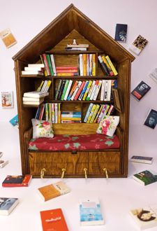 کتابخانه مینیاتوری کلبه (25*16.5*8.5)