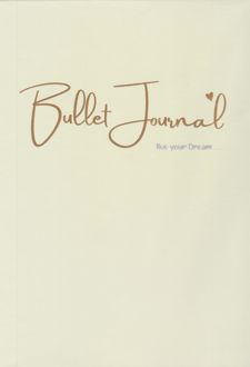 دفتر 100 برگ بولت ژورنال / نقطه‌ای A4 ته دوخت جلدسخت طلاکوب / نقره برگ سری کیوت پالت (لیمویی)