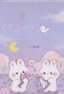 دفتر نقاشی A4 سیمی فانتزی (دکمه) خرگوش