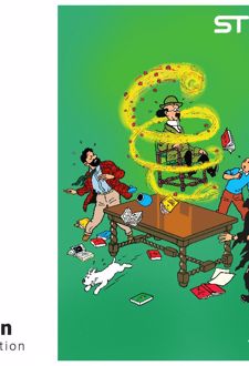 پازل شیشه‌ای استینو 500 تکه طرح تن تن (کد 19101)