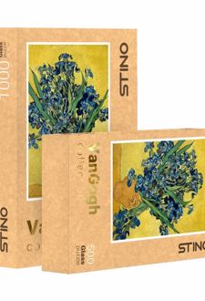 پازل شیشه‌ای استینو 1000 تکه طرح ونگوگ (کد 12108)