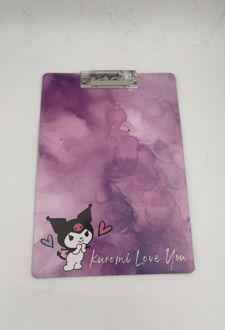 تخته شاسی A4 فانتزی (دکمه) - بنفش