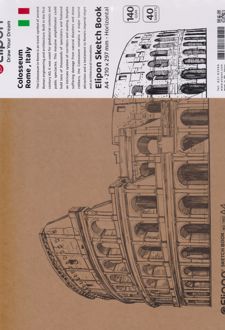 دفتر‌اسکچ 40 برگ A4 سیمی جلدسخت (الیپون) ورزشگاه