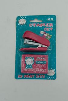 منگنه مینی گربه شیطون به همراه سوزن سرخابی (MG)