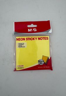 استیک‌نوت 4 رنگ 7/6*7/6 نئون (MG)