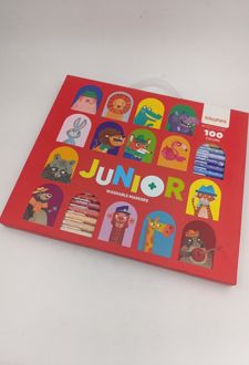 ماژیک نقاشی 100 رنگ جونیور اسکول فنز (بسته قرمز)