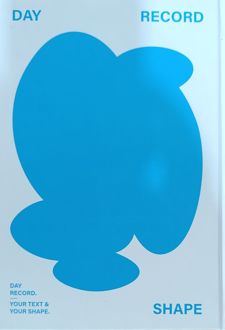 دفتر‌یادداشت جلد سخت سری Day Record (همین) سفید‌آبی