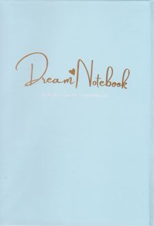 دفتر 100 برگ خطدار A4 ته دوخت جلدسخت طلاکوب / نقره برگ سری کیوت پالت (آبی)