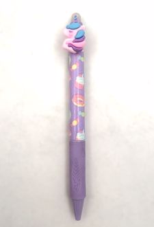 خودکار پاک‌کن دار تم تولد (فانتزی) - بنفش