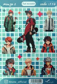 استیکر ضد‌خش مانگا 2 کد 109 تا 114 (فورنوت)