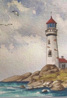 دفترچه یادداشت کوچک سیمی خشتی-فانوس دریایی (بهمن آرا)