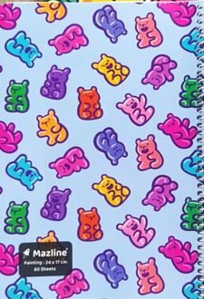 دفتر نقاشی 60 برگ سیمی (مازلاین) - پاستیل