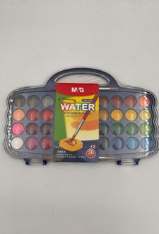 آبرنگ 2+36 رنگ همراه با 2 قلمو (MG)
