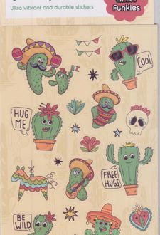 استیکر 21 تکه فانکیز senor cactus (لانگو)