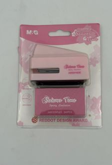 منگنه مینی سری ساکورا به همراه سوزن صورتی (MG)