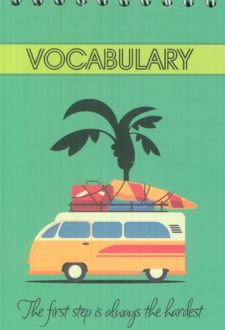 دفترچه لغت A6 (VOCABULARY،چند طرح)، (سیمی)