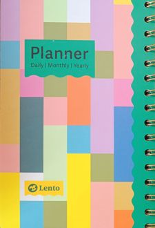 پلنر روزهای‌رنگی (لنتو) حاشیه‌‌جلد سبز