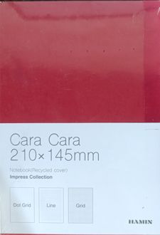 دفتر جلد‌سخت سری cara cara (همین) قرمز
