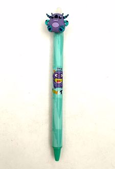 خودکار پاک‌کن دار طرح مانستر (فانتزی) - سبزآبی