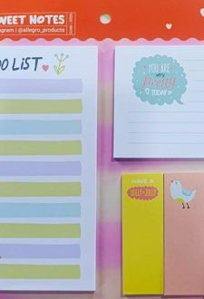بلیستر نوت‌پد پلنر Sweet Notes (الگرو) نارنجی