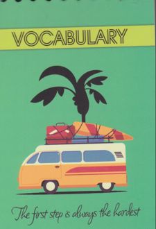 دفترچه لغت فاتزی A6سیم از بالا سبز (بهمن آرا)