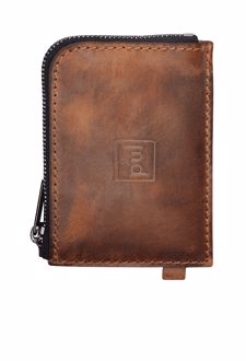 جاکارتی چرم وینتیج OLDTIMER SLIM wallet (پولاریس) - قهوه‌ای