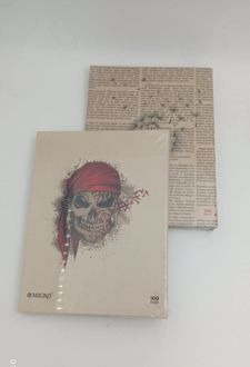 دفترکلاسوری 26 حلقه 100 برگ قفل فلز کرافت میکرو (قاصدک)