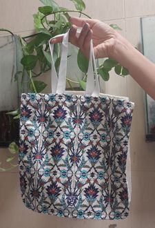 کیف پارچه‌ای قدیما 25*24 (کد KM-38)
