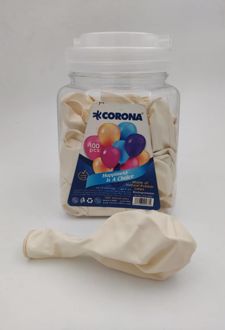 بادکنک تک رنگ کرونا - (کرم)