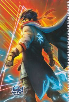 دفتر 60 برگ تک‌خط فنری جلد گلاسه طرح فانتزی (کیمیا) - رنگی