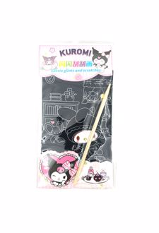 اسکرچ 4 برگ کرومی بزرگ (فانتزی) - چند‌طرح